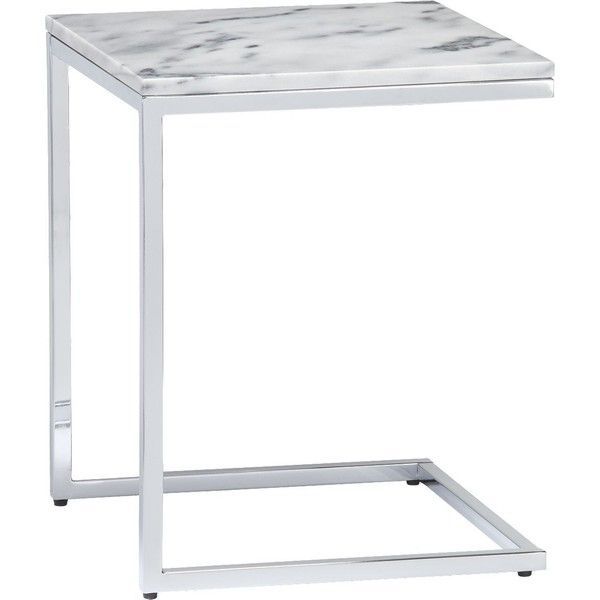 Iron & Marble Stone Side Tables