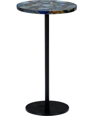 SSF11011 Iron & Agate Stone Side Table