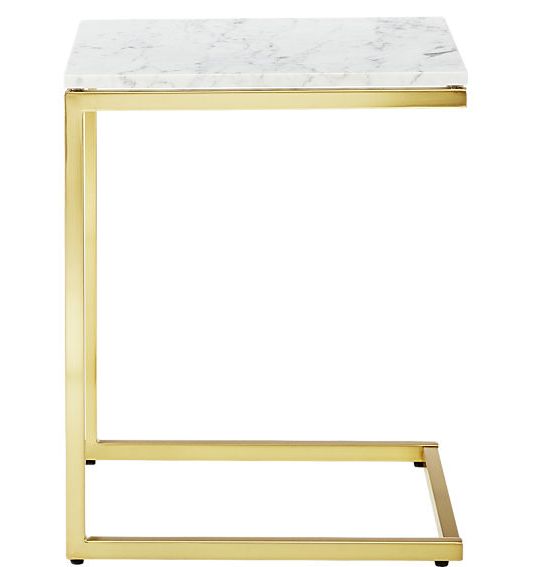 SSF1103 Iron & Agate Stone Side Table