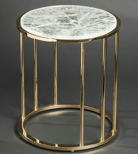 SSF3305 Iron & Marble Stone Side Table