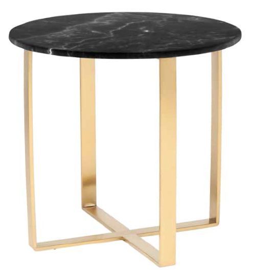 SSF3308 Iron & Marble Stone Side Table