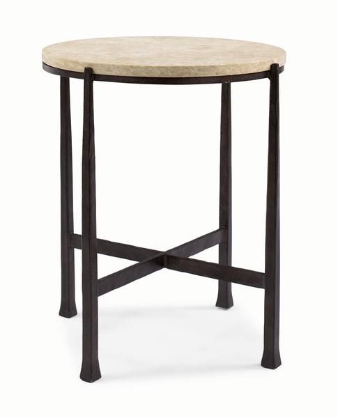 SSF3321 Iron & Marble Stone Side Table