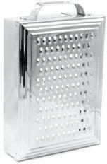 Stainless Steel Big Grater, Color : Silver