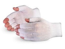 Polyester Knitted Gloves, for Used in Cleanroom, Paint Shop, Agriculture, Size : 9