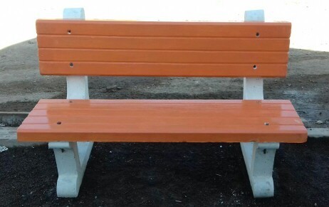 Brown Outdoor Bench, for In Garden, Size : 290 X 200, 300 X 300 mm etc.