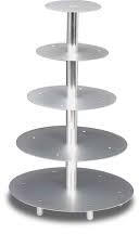 5 Tier Stainless Steel Cookies Stand