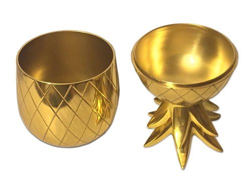 Brass Copper Pineapple Mug