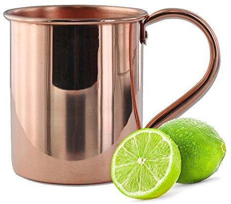 copper straight mug 16 ounces