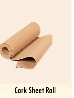 Rubberised cork sheets