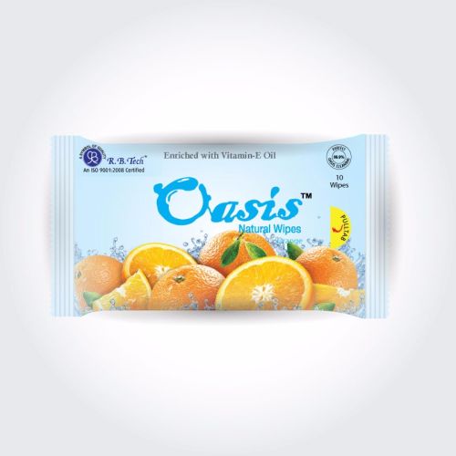 Oasis 10 Orange Wipe Packs