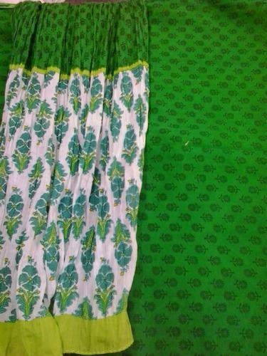 Unstitched Dress Material With Voil Dupatta