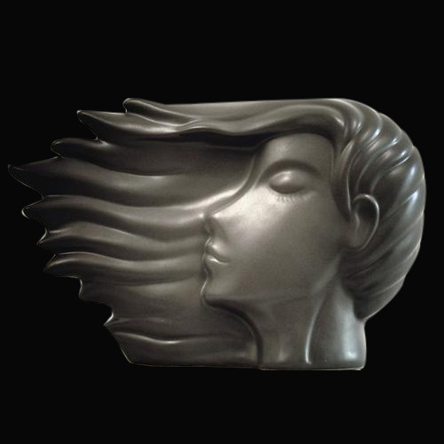 Flying Hair Girl Sculpture