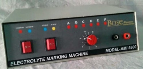BOSE Signature Electrolytic Marking Machine