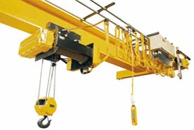 Electric travelling cranes