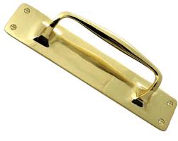 brass plate handles