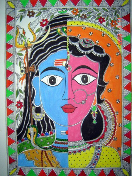 Ardhanarishvara Art Posters