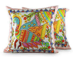 Madhubani Art Cushion Cover