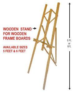 Wooden Frame Board Stand