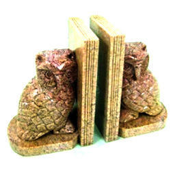 Natural Stone Owl Bookend