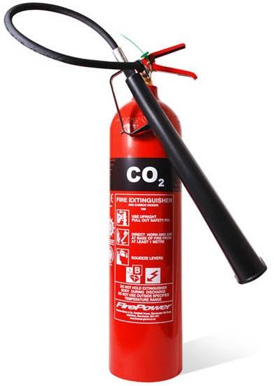 Brass Co2 Fire Extinguisher, Color : Red