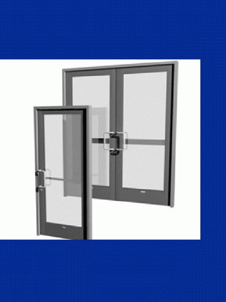 aluminium glass door