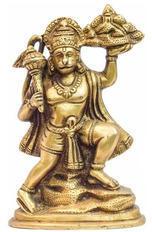 brass hanuman statue