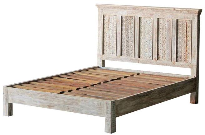 Carved Wooden Bed