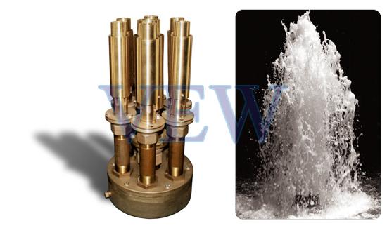 Cluster Jet Aerated Effect Fountain Nozzle