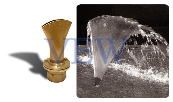 Brass Fan Jet Fountain Nozzle