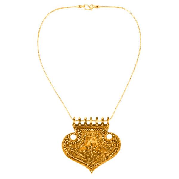 Epic Gold Plated Tribal Necklace