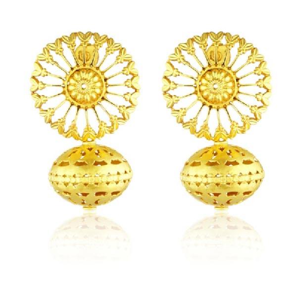 Floral Cutwork Earrings