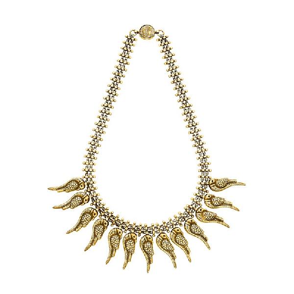 Gold Plated Parrot Necklace