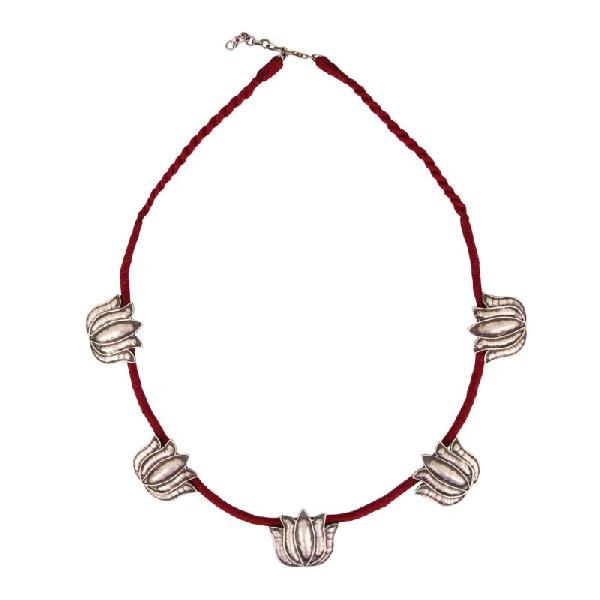 Lotus Cord Necklace