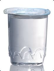 Mineral water cup