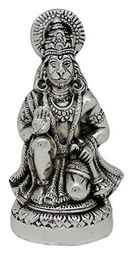 Metal Hanuman Statue, Color : Grey