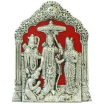 Metal Ram Darbar Statue, Color : Silver