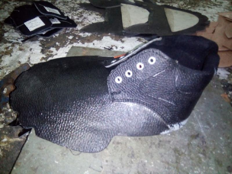 derby safety shoe upper