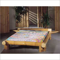 Artkeval Polished Bamboo Bed, for Bedroom, Hotel