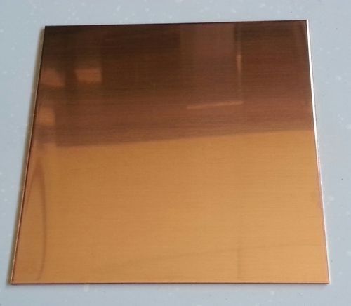 Polished Stainless Steel Copper Sheets, Length : 3-4ft