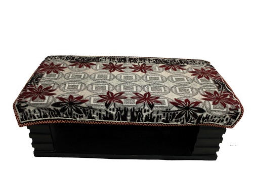 Floral Print Red Table Cover