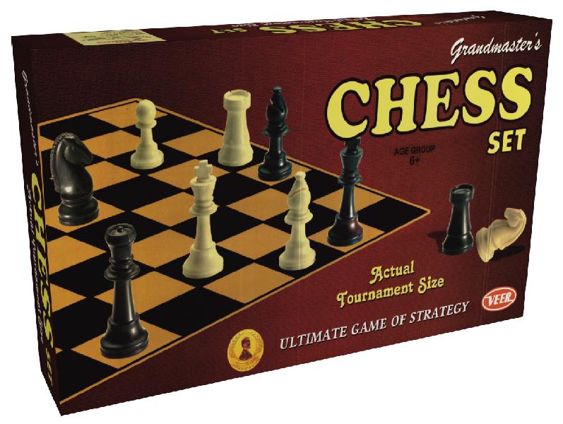 Grandmaster Chess Educational Intellectual Brainy Puzzle, Color