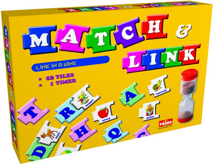 Match &Link Educational Learning Game, Color : Multicolor