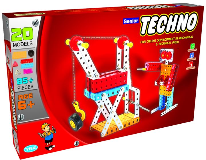 Senior Techno Educational Learning Preschool Building Blocks Game