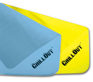 Chill Out Towel, 33"x13", Cool Blue