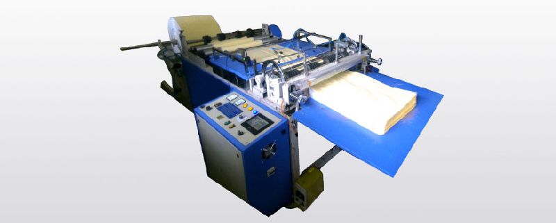 Woven sack cutting machine