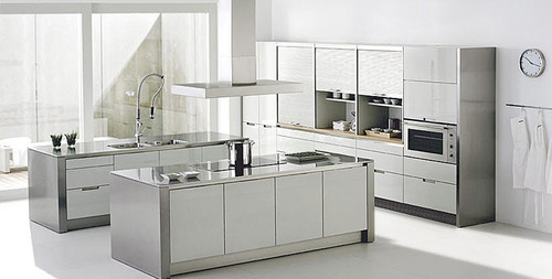 Stainless modular kitchen