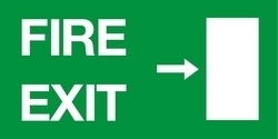 FESB-11 Fire Exit Sign Board