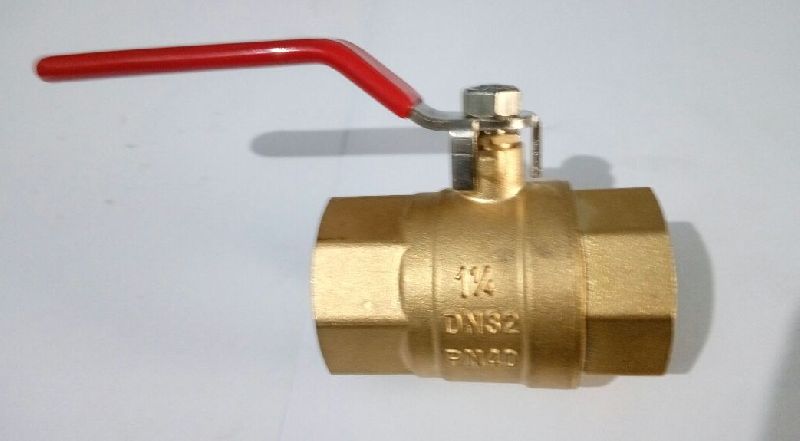 Heavy Brass 1 1/4 Inch Ball Valves