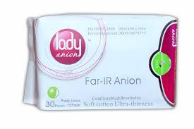 Lady anion sanitary napkins