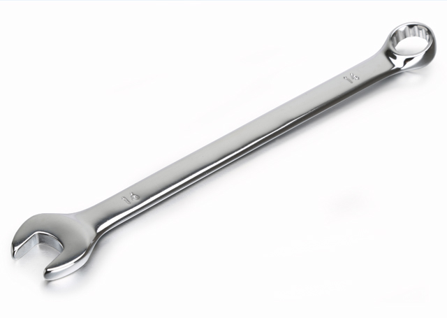 Zkg Fully Mirror Polished Finish Chrome Vanadium Steel Extra Long Combination Spanner, for Automobiles